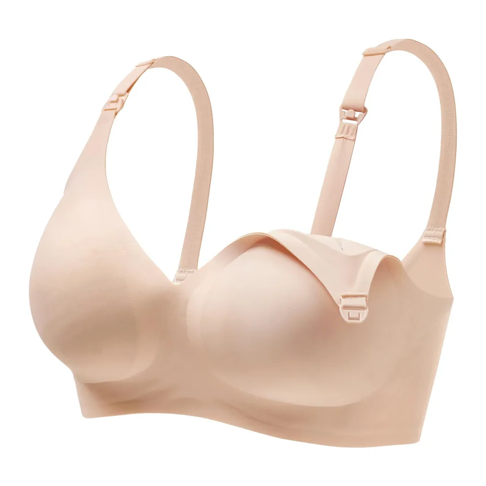 haakaa-nursing-bras-for-breastfeeding-ultra-comfort-jelly-strip-supportive-mater image 1