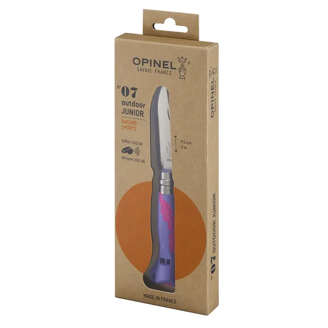 opinel-outdoor-junior-no-07-stainless-steel-folding-knife-with-safety-rounded-ti image 1
