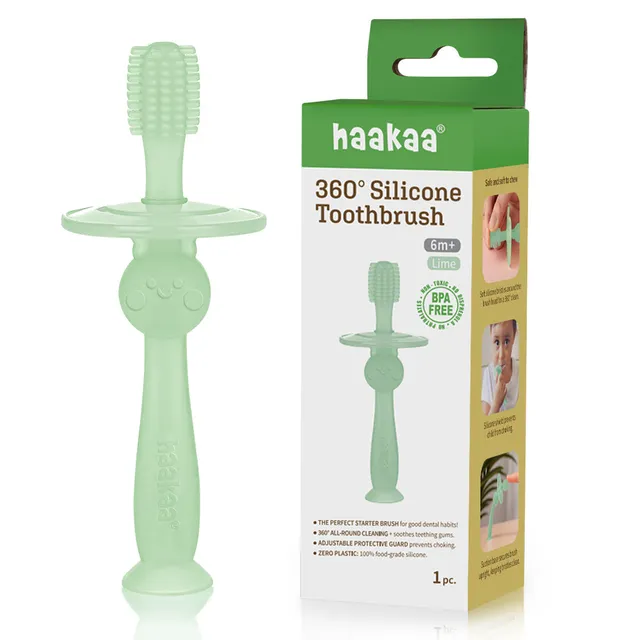 haakaa-360-silicone-toothbrush-1-pk image 1
