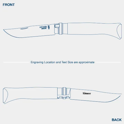 opinel-no-10-corkscrew-folding-knife-with-bottle-opener-stainless-steel image 1