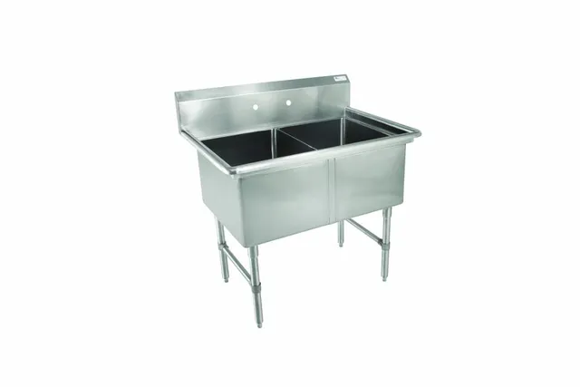 john-boos-2b244-b-series-2-compartment-stainless-steel-sink-24-x-24-x-14-bowls-n image 1