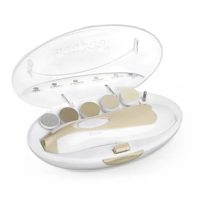 haakaa-baby-nail-care-set-acorn-electric-nail-file-trimmer-with-4-attachments image 1