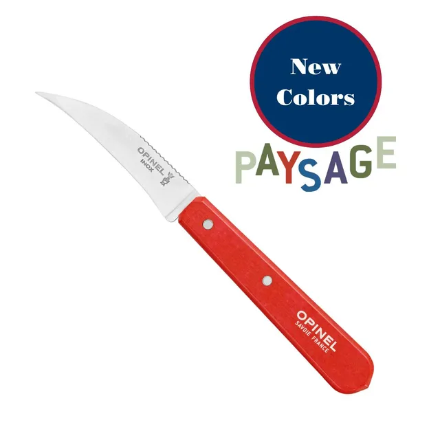 opinel-paysage-color-set-vegetable-knife-bird-s-beak-essential-series image 1