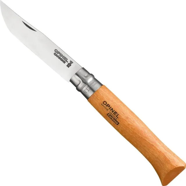 opinel-no-12-carbon-steel-folding-knife-second-chance-large-camping-knife image 1
