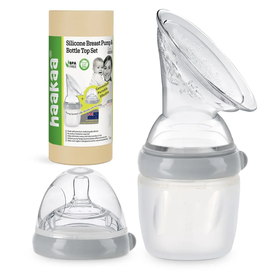 haakaa-gen-3-manual-breast-pump-milk-collector-5-4oz-160ml-multi-functional-feed image 1