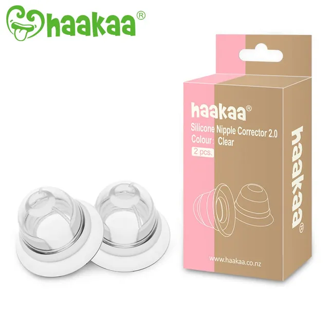 haakaa-silicone-inverted-nipple-aspirators-2-pack-pack-of-4-for-breastfeeding image 1