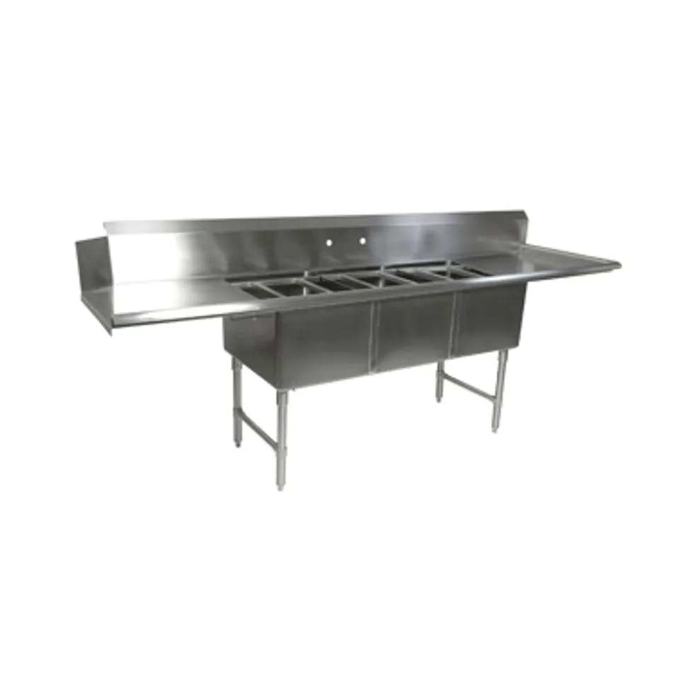 john-boos-dt3b18244-2d24r-clean-dishtable-with-potsinks-right-and-left-drainboar image 1