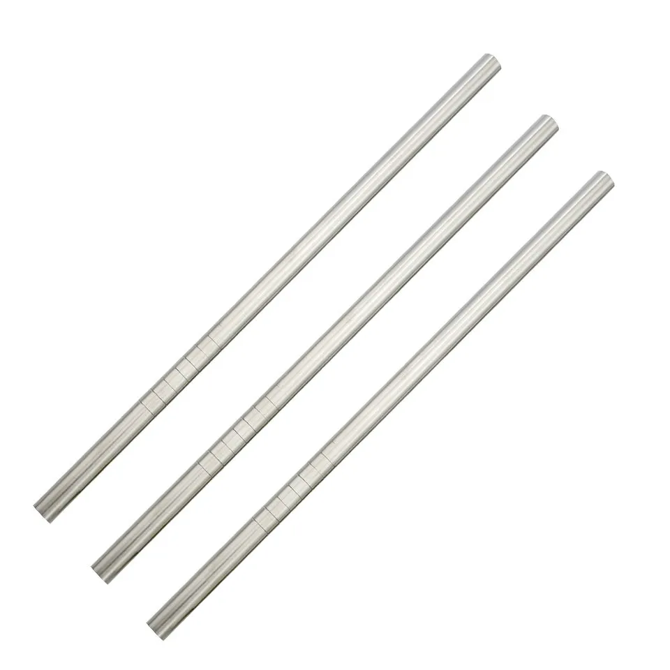haakaa-straight-stainless-steel-straws-with-cleaning-brush-3-pk image 1