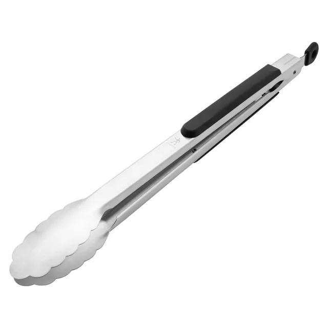 miyabi-by-henckels-bbq-stainless-steel-grill-tongs-18-8-steel-soft-grip-handles- image 1