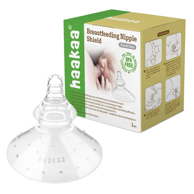 haakaa-silicone-nipple-shields-for-breastfeeding-with-carry-case-super-soft-1-pa image 1