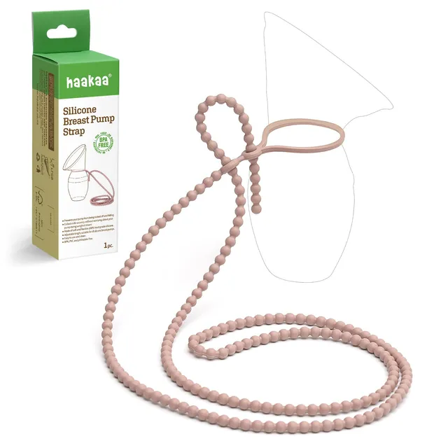 haakaa-silicone-strap-for-manual-breast-pump-compatible-with-haakaa-gen-1-2-3-bl image 1