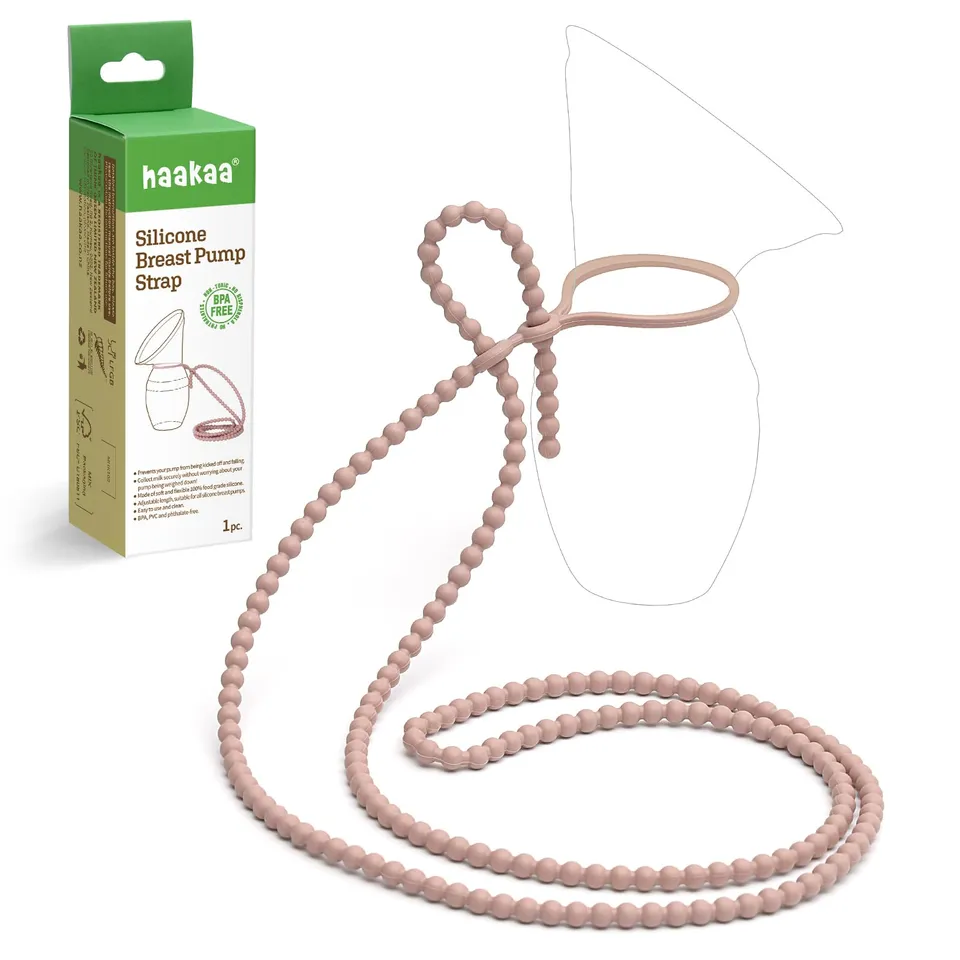 haakaa-silicone-strap-for-manual-breast-pump-compatible-with-haakaa-gen-1-2-3-bl image 1