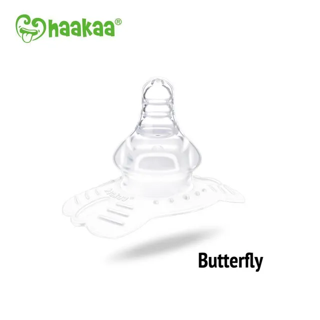 haakaa-silicone-nipple-shields-butterfly-shape-pack-of-4 image 1