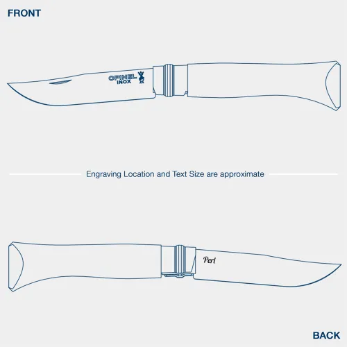 opinel-no-08-polished-stainless-steel-folding-knife-padouk image 1