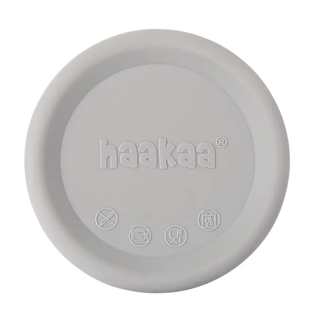 haakaa-silicone-breast-pump-lid-grey-original-brand-leak-proof-cover-for-all-haa image 1
