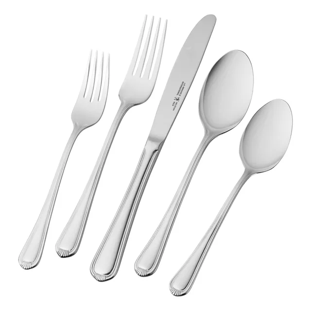 henckels-alcea-65-piece-stainless-steel-flatware-set image 1