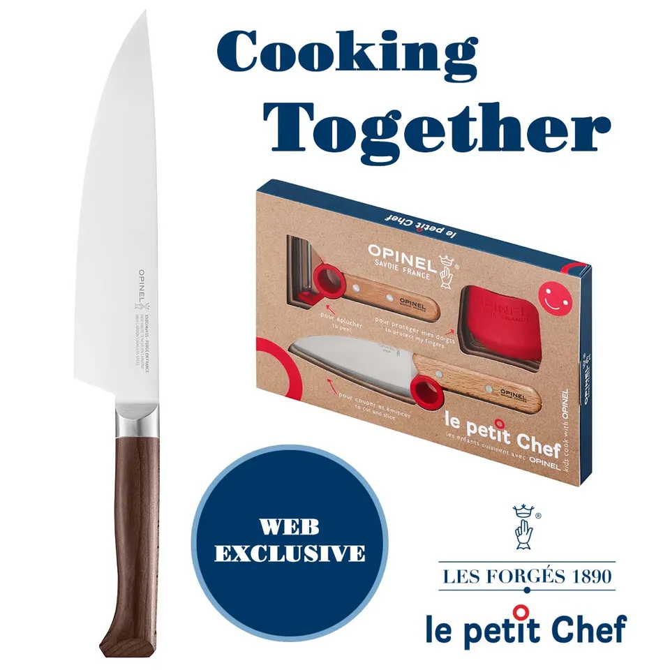 opinel-cooking-together-kit-le-petit-chef-x-les-forg-s-chef-knife image 1
