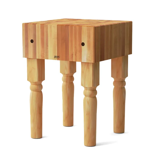 john-boos-ab-series-square-wooden-maple-cutting-board-butcher-block-with-legs-18 image 1