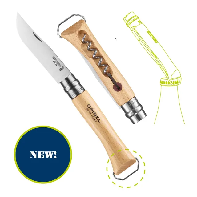 opinel-no-10-corkscrew-knife-with-bottle-opener-and-beechwood-handle image 1