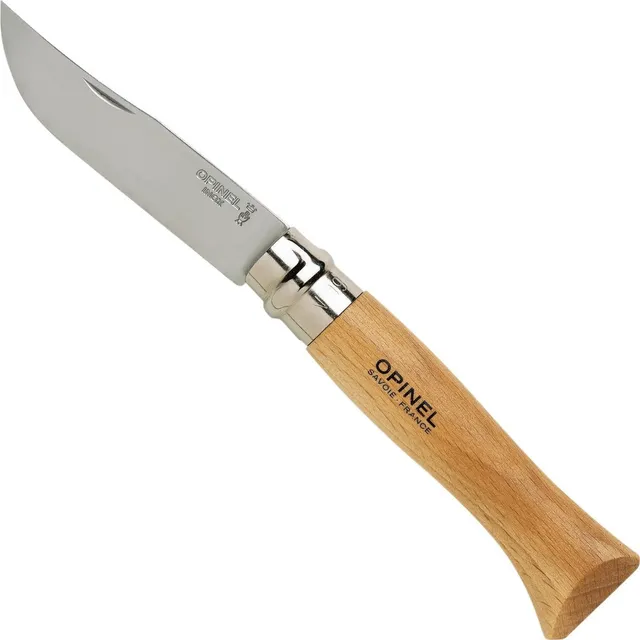 opinel-no-09-beech-wood-stainless-steel-folding-knife-with-virobloc-safety-ring image 1