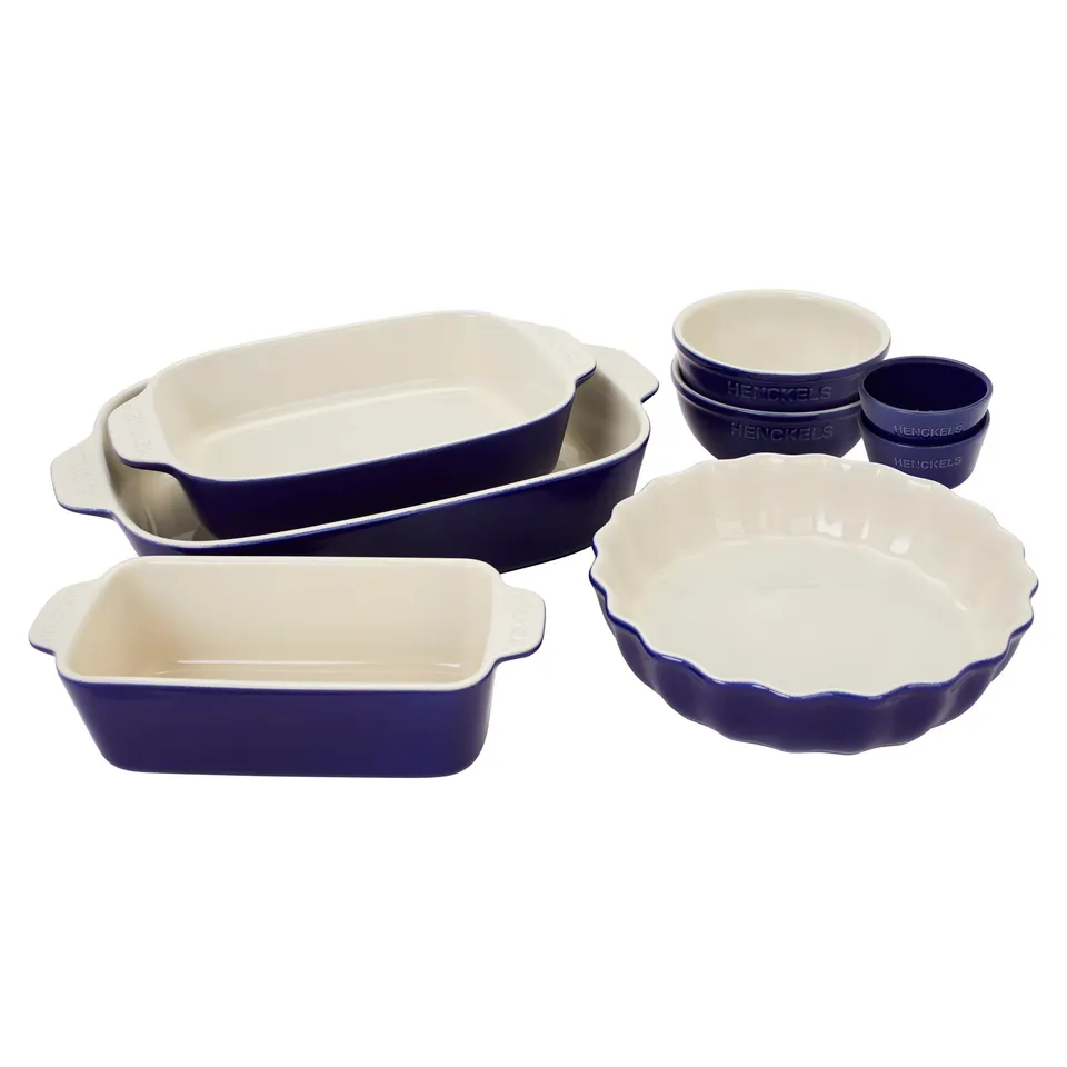 henckels-ceramic-8-piece-mixed-bakeware-set-dark-blue image 1