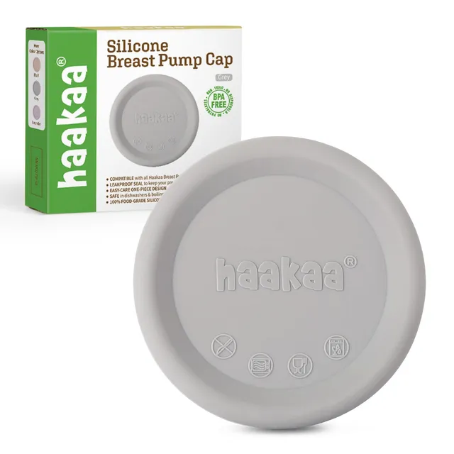 haakaa-silicone-lid-for-manual-breast-pump-compatible-cap-for-all-haakaa-breast- image 1