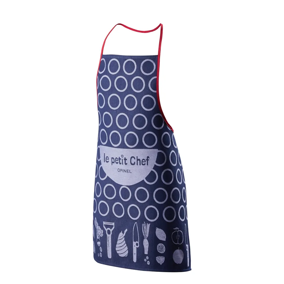 opinel-le-petit-chef-children-s-apron-100-cotton-made-in-france image 1