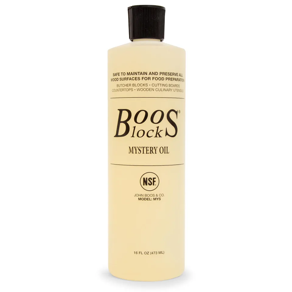 john-boos-mysb-mystery-butcher-block-oil-16oz-bottle-food-safe-wood-conditioner image 1