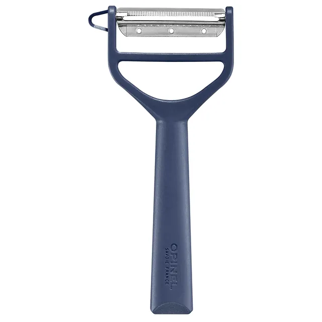 opinel-t-duo-polymer-julienne-peeler-with-double-blade-blue image 1