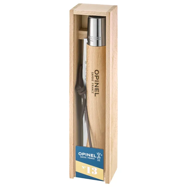 opinel-no-13-giant-folding-knife-collector-edition-beechwood-handle image 1