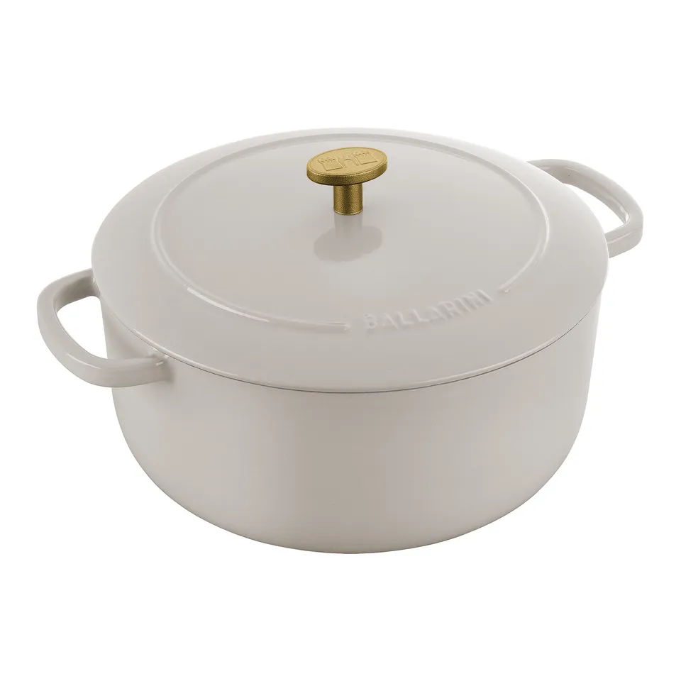 ballarini-bellamonte-cast-iron-dutch-oven-with-lid-4-25qt-crema-white-enameled-c image 1
