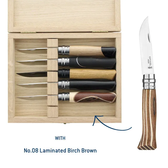 opinel-no-08-master-collector-box-set-6-knives image 1