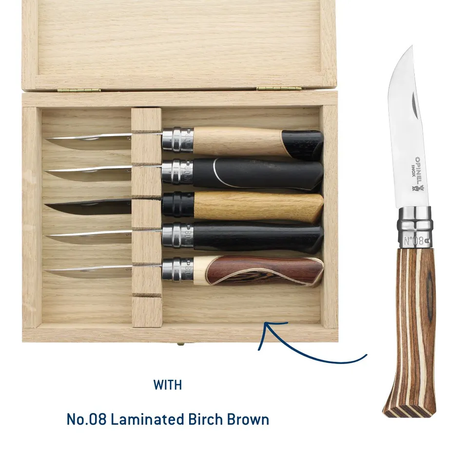 opinel-no-08-master-collector-box-set-6-knives image 1