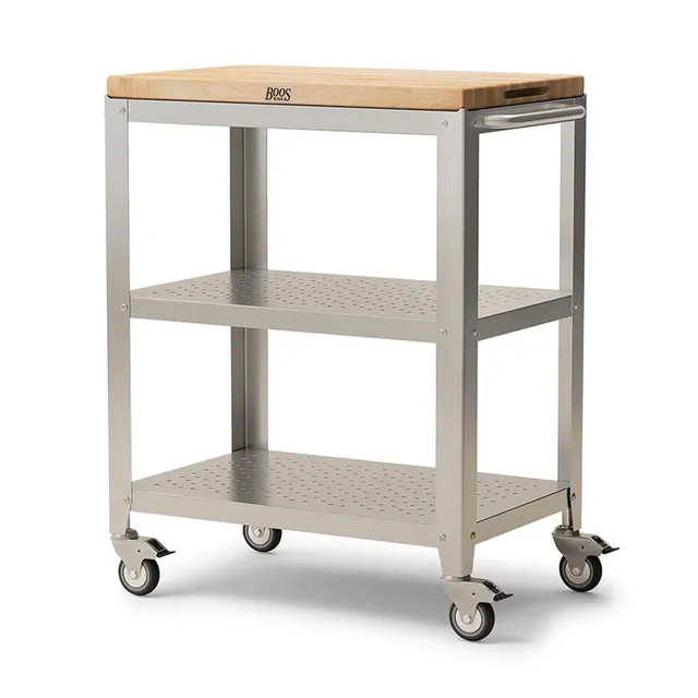 john-boos-cucina-culinarte-kitchen-cart-rolling-prep-table-with-removable-maple- image 1