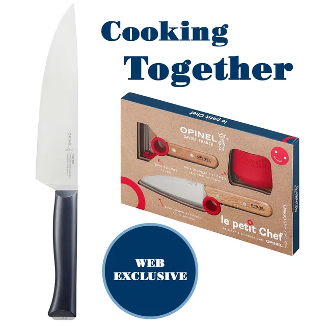 opinel-cooking-together-kit-le-petit-chef-set-adult-chef-knife image 1