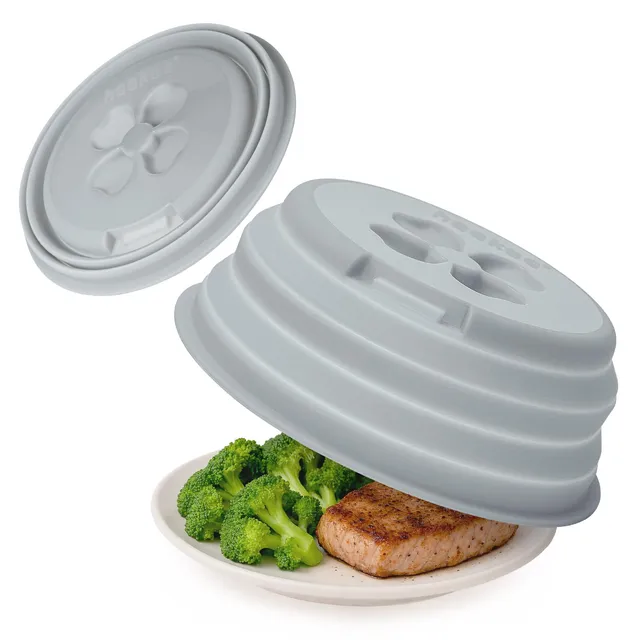 haakaa-collapsible-silicone-microwave-splatter-cover-11-5-inch-vented-dishwasher image 1