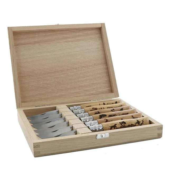 opinel-no-08-engraved-animalia-6-piece-box-set image 1