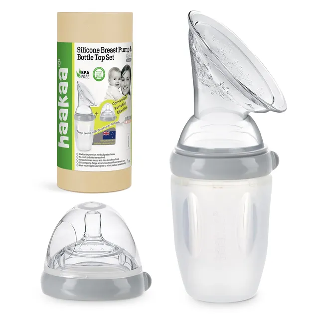 haakaa-manual-breast-pump-gen-3-8oz-250ml-food-grade-silicone-multi-functional-s image 1