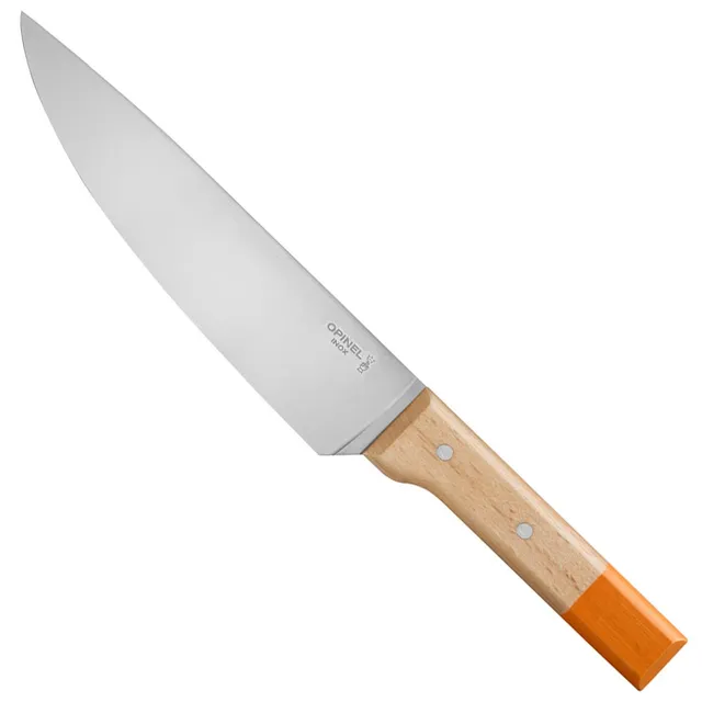 opinel-parallele-pop-chef-knife-8-inch-blade-colorful-striped-handle-warehouse-f image 1