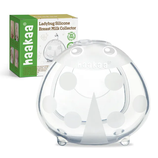 haakaa-ladybug-silicone-breast-milk-collector-2-5-oz-passive-let-down-catcher-1- image 1
