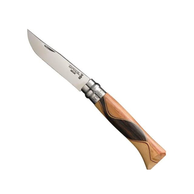 opinel-chaperon-series-unique-multiple-wood-handle-stainless-steel-folding-pocke image 1