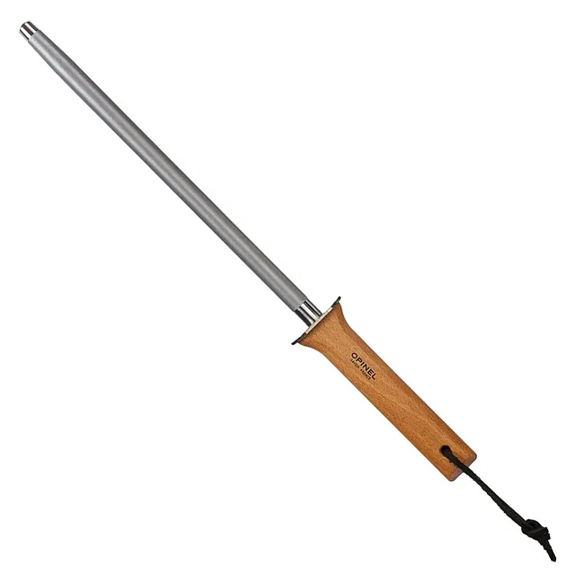 opinel-10-inch-diamond-coated-steel-sharpening-rod-with-beech-wood-handle-and-le image 1