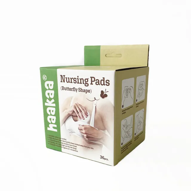 haakaa-disposable-nursing-pads-butterfly-shape-36-ct image 1
