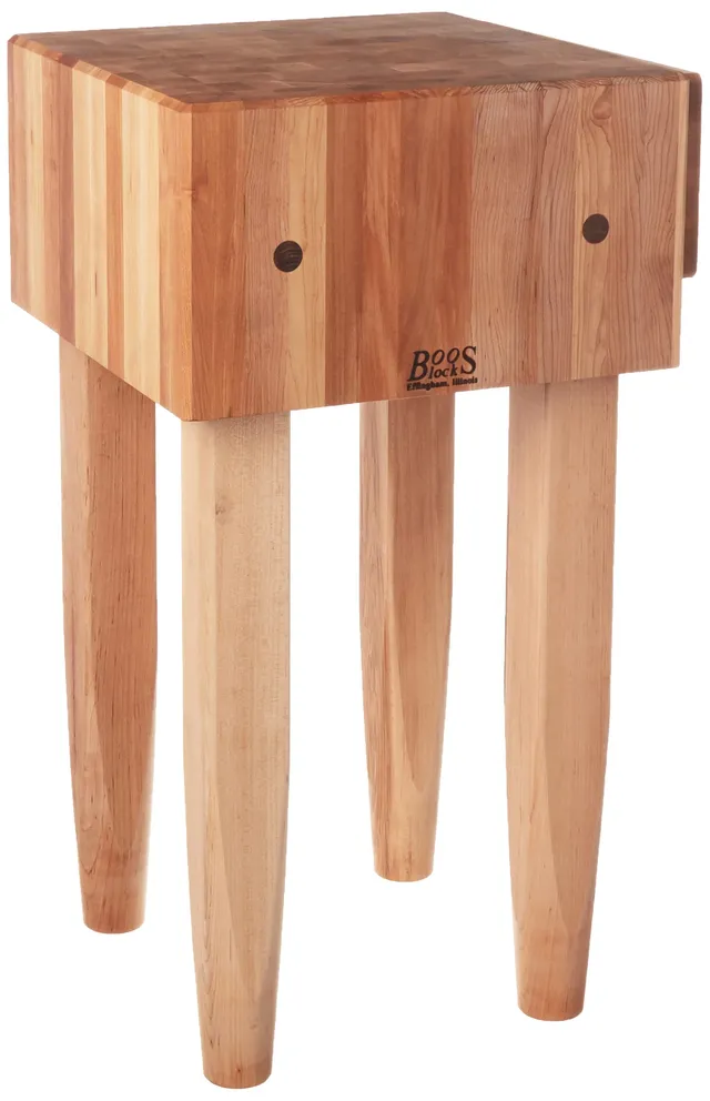 john-boos-pca1-maple-wood-end-grain-solid-butcher-block-with-side-knife-slot-18- image 1