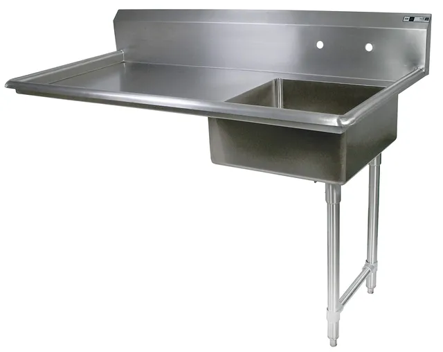 john-boos-e-series-stainless-steel-undercounter-dishtable-8-deep-sink-bowl-50-le image 1
