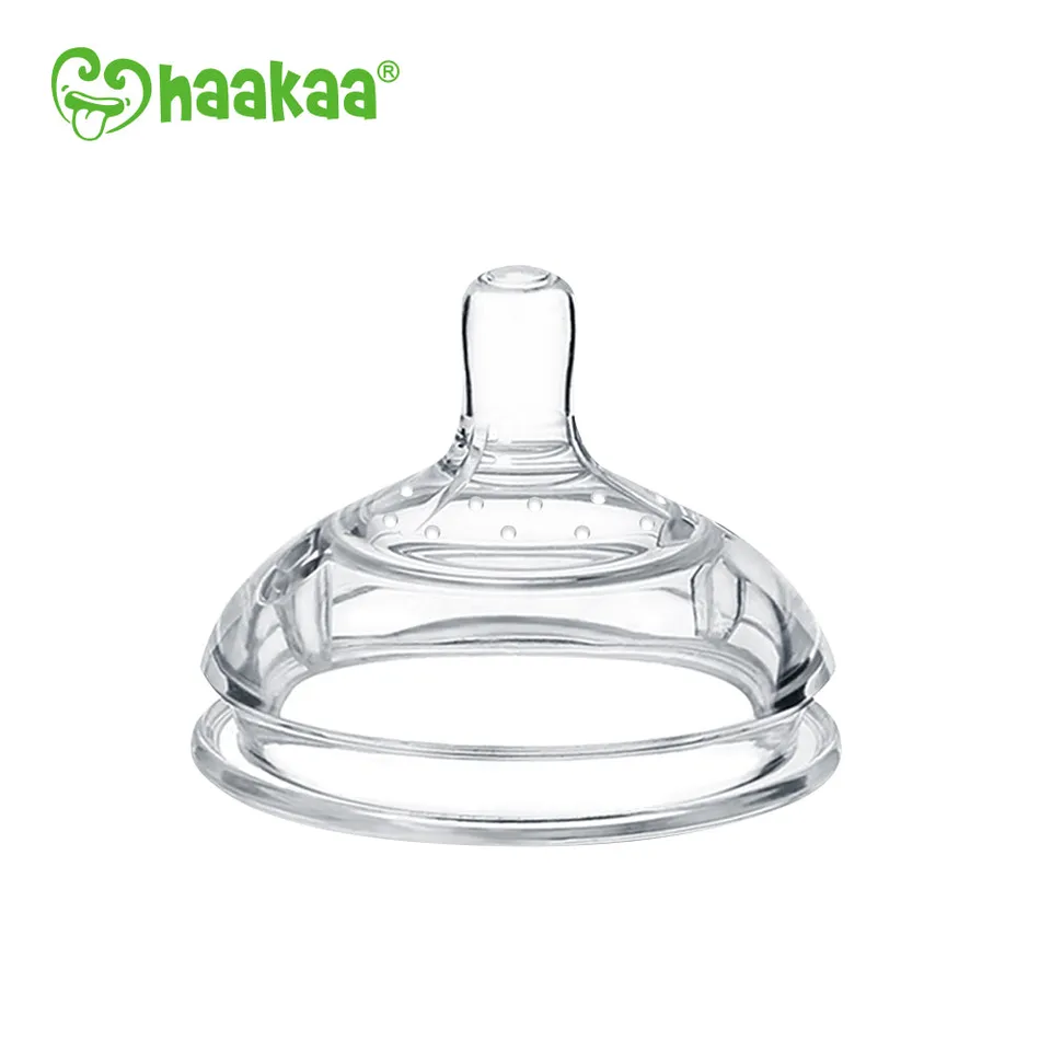 haakaa-gen-3-silicone-bottle-anti-colic-nipple-2-pk-pack-of-4 image 1