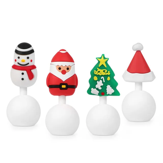 haakaa-winter-holiday-silicone-breast-pump-stopper-gift-set-4-pk-limited-edition image 1