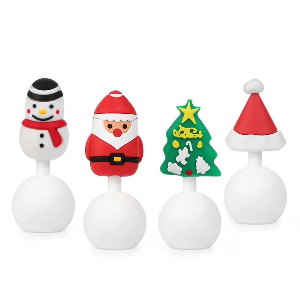 haakaa-winter-holiday-silicone-breast-pump-stopper-gift-set-4-pk-limited-edition image 1