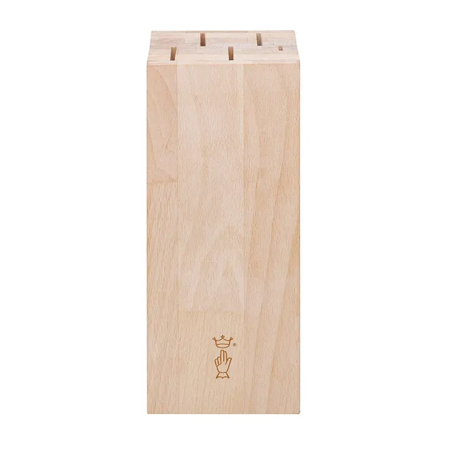 opinel-5-slot-chef-knife-block-beech-wood image 1