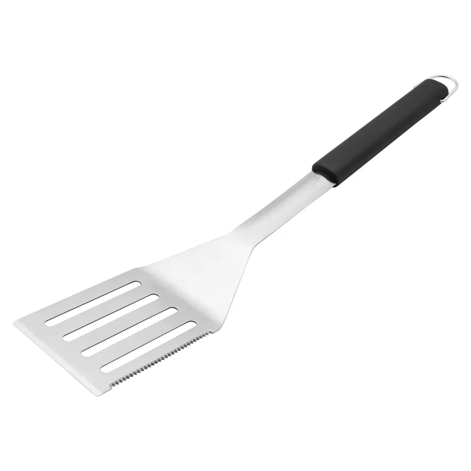 miyabi-henckels-bbq-grill-spatula-heavy-duty-stainless-steel-slotted-turner-with image 1
